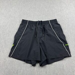Under Armour Shorts Mens Medium Black‎ Project Rock Elastic Waist Athletic Gym